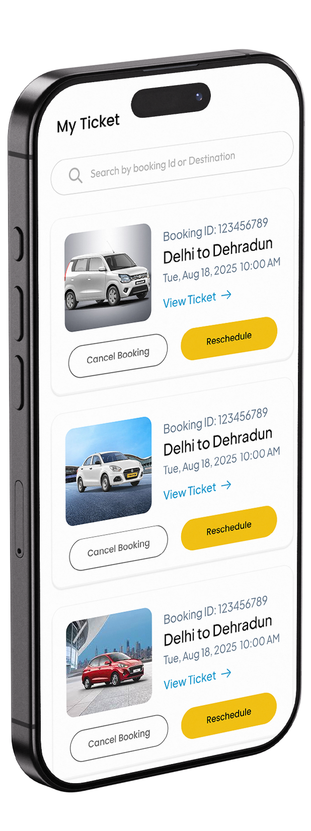 Payone Travel App Mockup